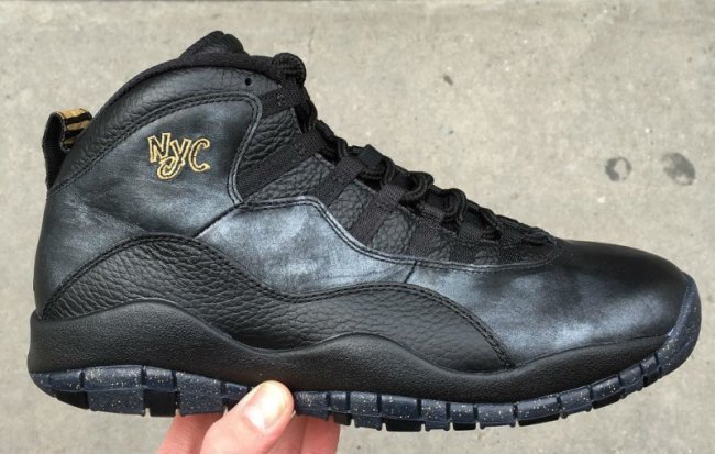 Running weapon Cheap Wholesale Air Jordan 10 Shoes Retro Men Black/Golden