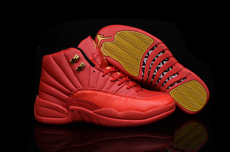 Running weapon Cheap Wholesale Air Jordan 12 Shoes Retro Red - Click Image to Close