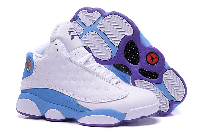 Running weapon Air Jordan 13 Chris Paul White/Blue/Purple