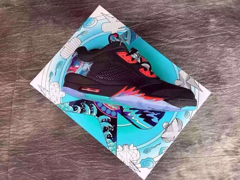 Running weapon Cheap Air Jordan 5 Kite Limited Edition