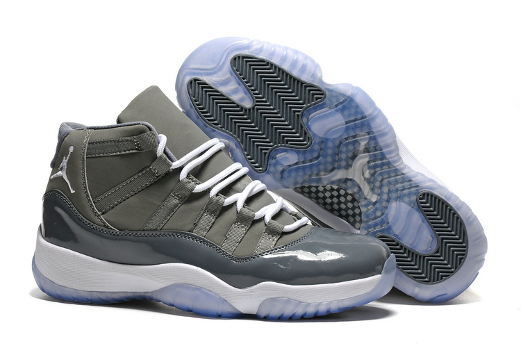 Running weapon Cheap Air Jordan 11 Shoes Retro Men Grey