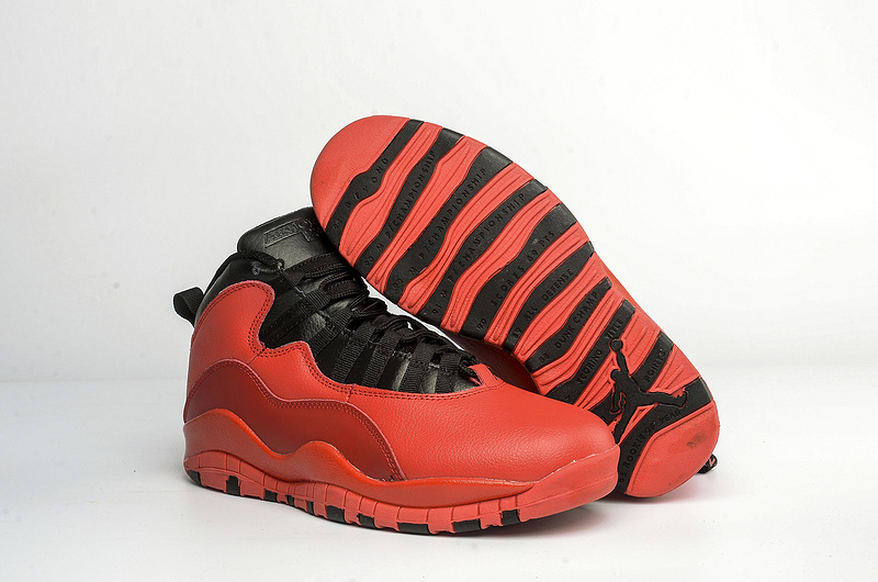 Running weapon Cheap Air Jordan 10 Retro Men Red/Black Newest