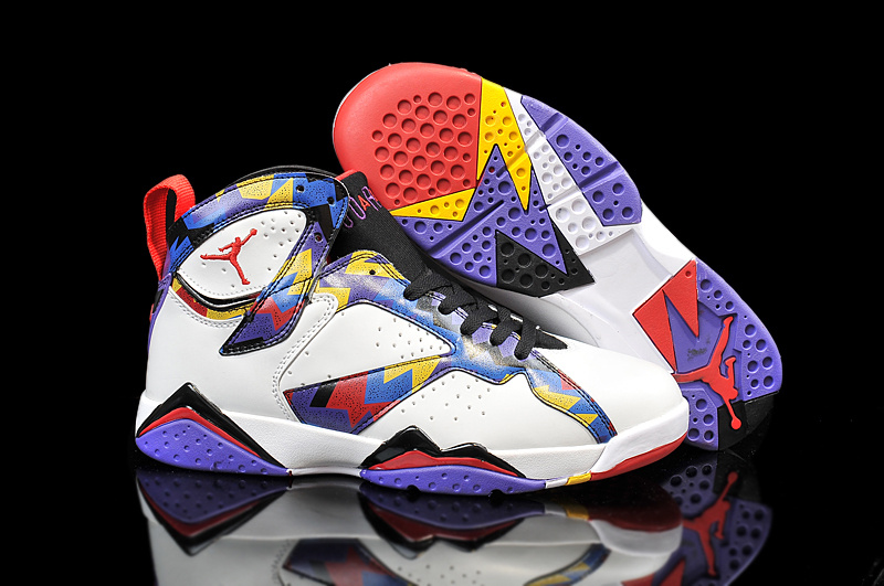 Running weapon Cheap Wholesale Air Jordan 7 Nothing But Net - Click Image to Close