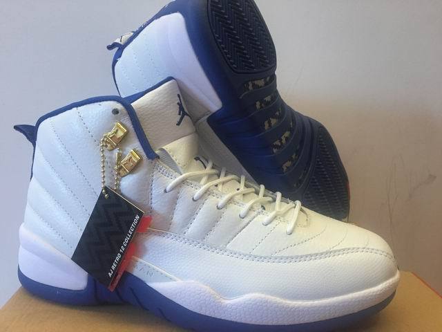 Running weapon Cheap Wholesale Air Jordan 12 University Blue Retro Men