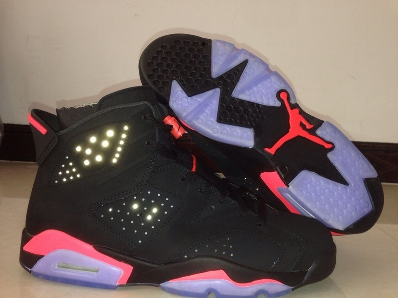 Running weapon Air Jordan 6 Black Infrared Shoes Men Wholesale