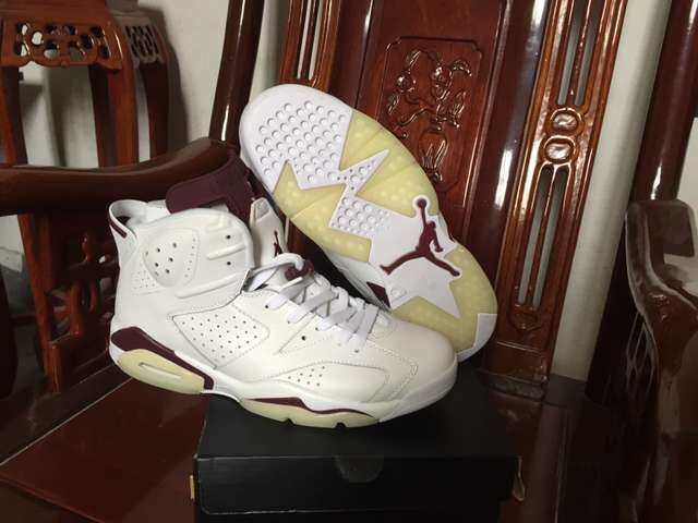 Running weapon Air Jordan 6 Maroon Shoes Men Cheap Wholesale