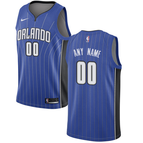 Men's Nike Magic Personalized Swingman Royal Blue NBA Icon Edition Jersey