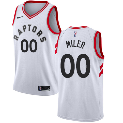 Men's Nike Raptors Personalized Swingman White NBA Association Edition Jersey