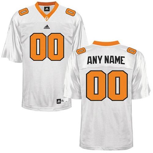 Volunteers Personalized Authentic White NCAA Jersey