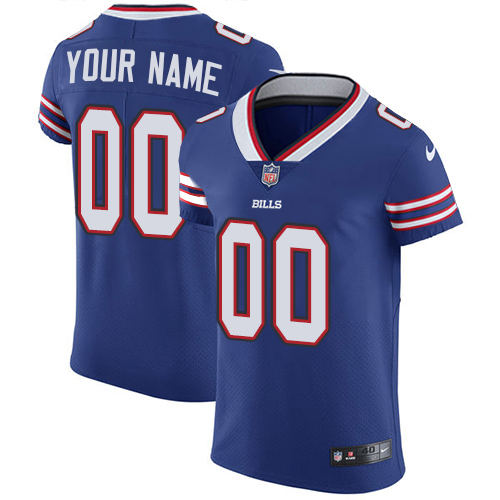 Nike Buffalo Bills Customized Royal Blue Team Color Stitched Vapor Untouchable Elite Men's NFL Jersey