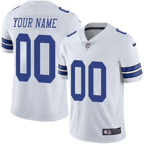 Nike Dallas Cowboys Customized White Stitched Vapor Untouchable Limited Youth NFL Jersey - Click Image to Close