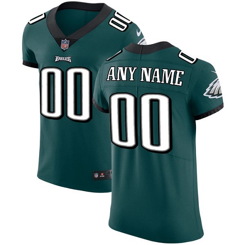 Nike Philadelphia Eagles Customized Midnight Green Team Color Stitched Vapor Untouchable Elite Men's NFL Jersey