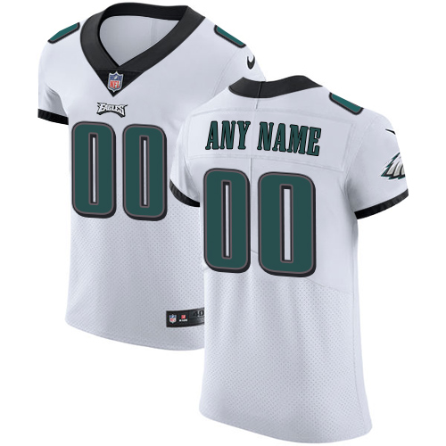 Nike Philadelphia Eagles Customized White Stitched Vapor Untouchable Elite Men's NFL Jersey