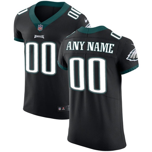 Nike Philadelphia Eagles Customized Black Alternate Stitched Vapor Untouchable Elite Men's NFL Jersey