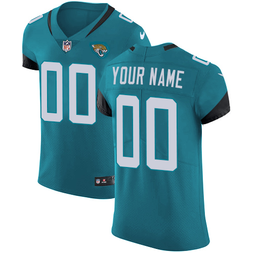 Nike Jacksonville Jaguars Customized Teal Green Team Color Stitched Vapor Untouchable Elite Men's NFL Jersey