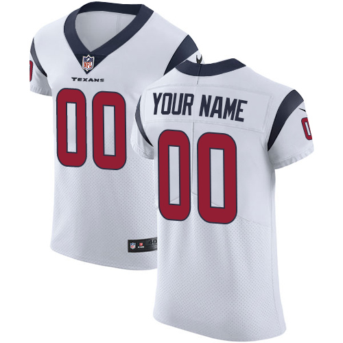 Nike Houston Texans Customized White Stitched Vapor Untouchable Elite Men's NFL Jersey - Click Image to Close