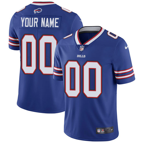 Nike Buffalo Bills Customized Royal Blue Team Color Stitched Vapor Untouchable Limited Men's NFL Jersey - Click Image to Close