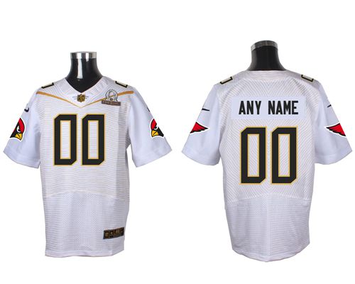 Nike Arizona Cardinals Customized White 2016 Pro Bowl Men's Stitched NFL Elite Jersey