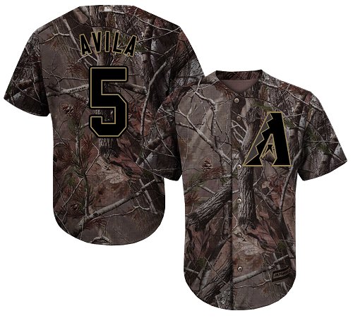 Diamondbacks #5 Alex Avila Camo Realtree Collection Cool Base Stitched MLB Jersey