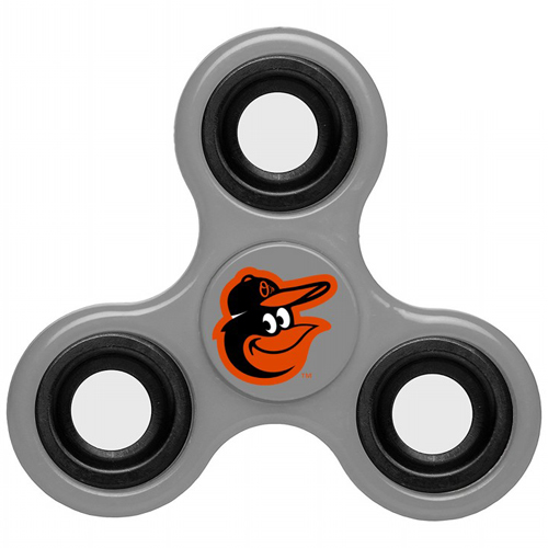 MLB Baltimore Orioles 3 Way Fidget Spinner G47 - Gray