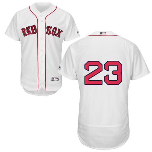 Red Sox #23 Blake Swihart White Flexbase Authentic Collection Stitched MLB Jersey - Click Image to Close