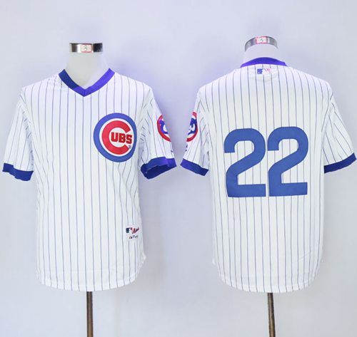 Cubs #22 Jason Heyward White 1988 Turn Back The Clock Stitched MLB Jersey