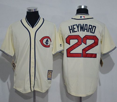 Cubs #22 Jason Heyward Cream 1929 Turn Back The Clock Stitched MLB Jersey