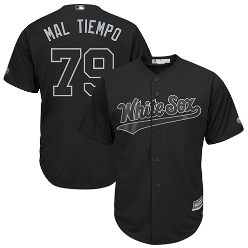 White Sox #79 Jose Abreu Black "Mal Tiempo" Players Weekend Cool Base Stitched Baseball Jersey