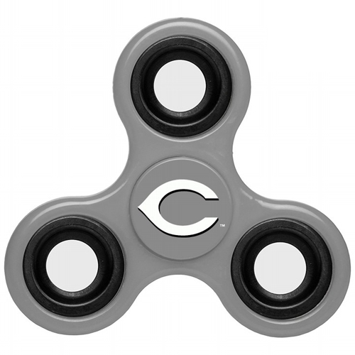 MLB Cincinnati Reds 3 Way Fidget Spinner G43 - Gray