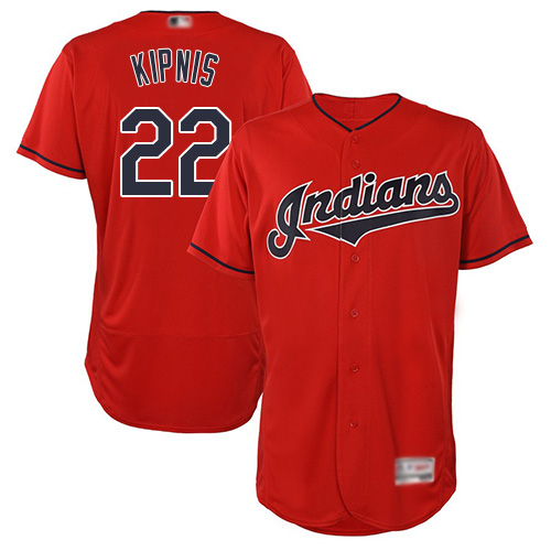 Indians #22 Jason Kipnis Red Flexbase Authentic Collection Stitched MLB Jersey