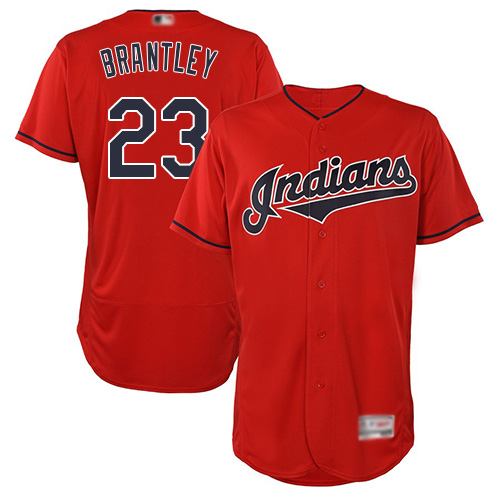 Indians #23 Michael Brantley Red Flexbase Authentic Collection Stitched MLB Jersey