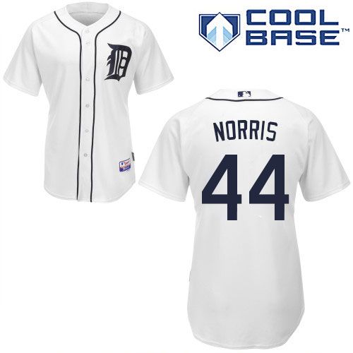 Tigers #44 Daniel Norris White Cool Base Stitched MLB Jersey