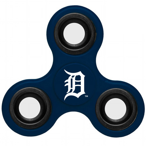 MLB Detroit Tigers 3 Way Fidget Spinner B45 - Navy