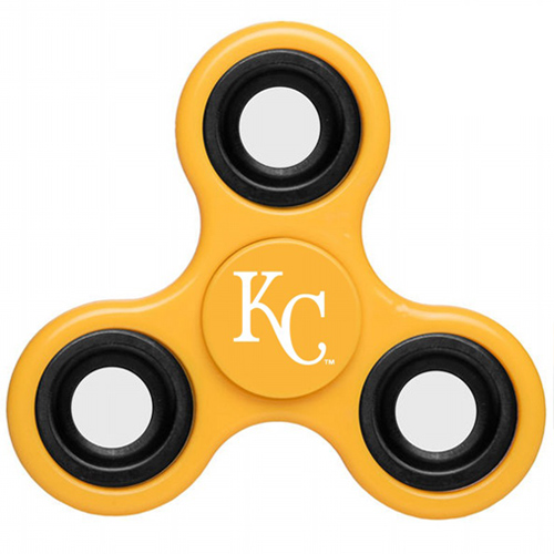 MLB Kansas City Royals 3 Way Fidget Spinner D51 - Yellow