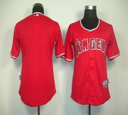 Angels of Anaheim Blank Red Cool Base Stitched MLB Jersey