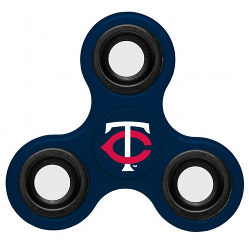 MLB Minnesota Twins 3 Way Fidget Spinner B40 - Navy