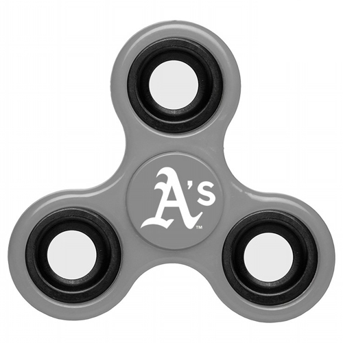 MLB Oakland Athletics 3 Way Fidget Spinner G52 - Gray