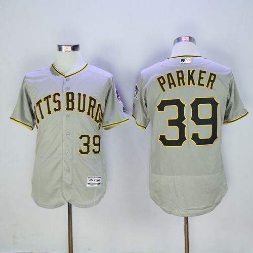 Pirates #39 Dave Parker Grey Flexbase Authentic Collection Stitched MLB Jersey