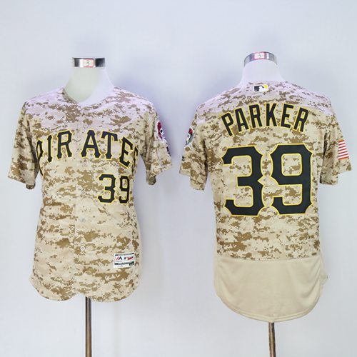 Pirates #39 Dave Parker Camo Flexbase Authentic Collection Stitched MLB Jersey