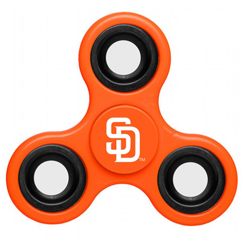 MLB San Diego Padres 3 Way Fidget Spinner E61 - Orange