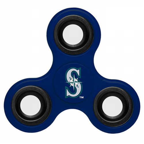 MLB Seattle Mariners 3 Way Fidget Spinner F42 - Royal