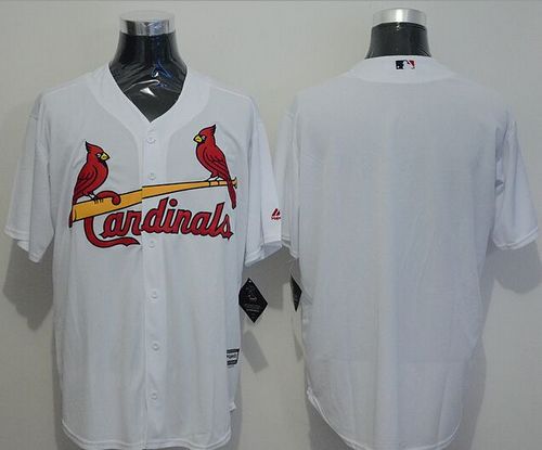 Cardinals Blank White New Cool Base Stitched MLB Jersey