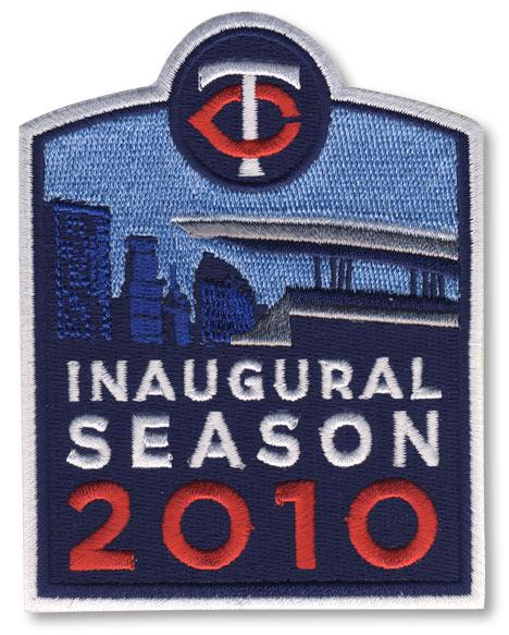 Stitched 2010 Minnesota Twins Inaugural Season Jersey Patch - Click Image to Close