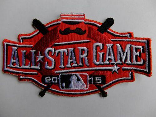 Stitched 2015 MLB All-Star Game Jersey Sleeve Patch In Cincinnati Reds