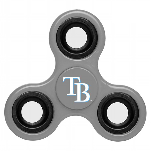 MLB Tampa Bay Rays 3 Way Fidget Spinner G38 - Gray