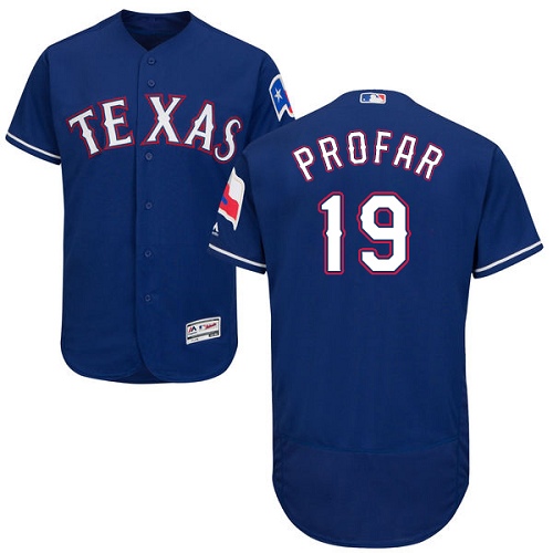 Rangers #19 Jurickson Profar Blue Flexbase Authentic Collection Stitched MLB Jersey