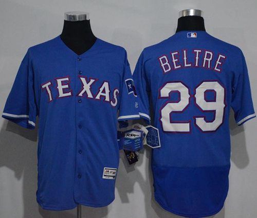 Rangers #29 Adrian Beltre Blue Flexbase Authentic Collection Stitched MLB Jersey