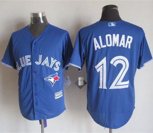 Blue Jays #12 Roberto Alomar Blue New Cool Base Stitched MLB Jersey