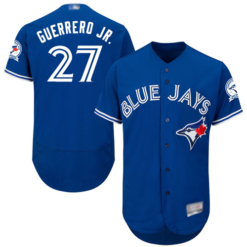 Blue Jays #27 Vladimir Guerrero Jr. Blue Flexbase Authentic Collection Stitched MLB Jersey