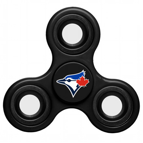 MLB Toronto Blue Jays 3 Way Fidget Spinner C37 - Black